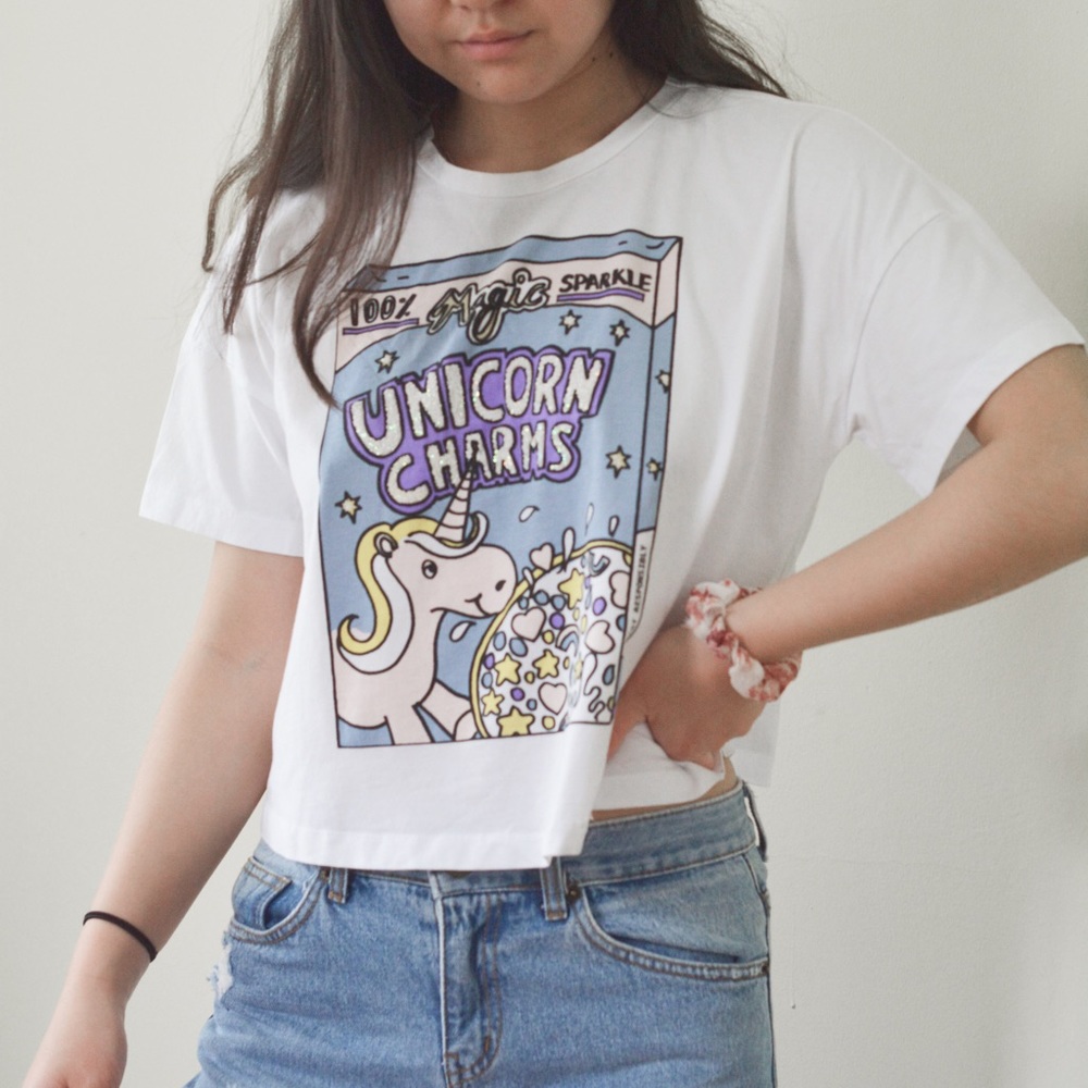 ASOS Unicorn Charms Graphic T-Shirt